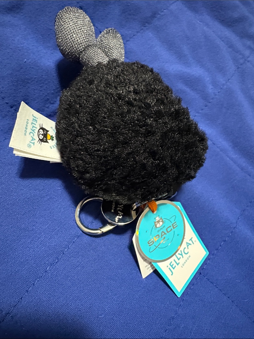 Jellycat black hole bag charm - Picture 2 of 2